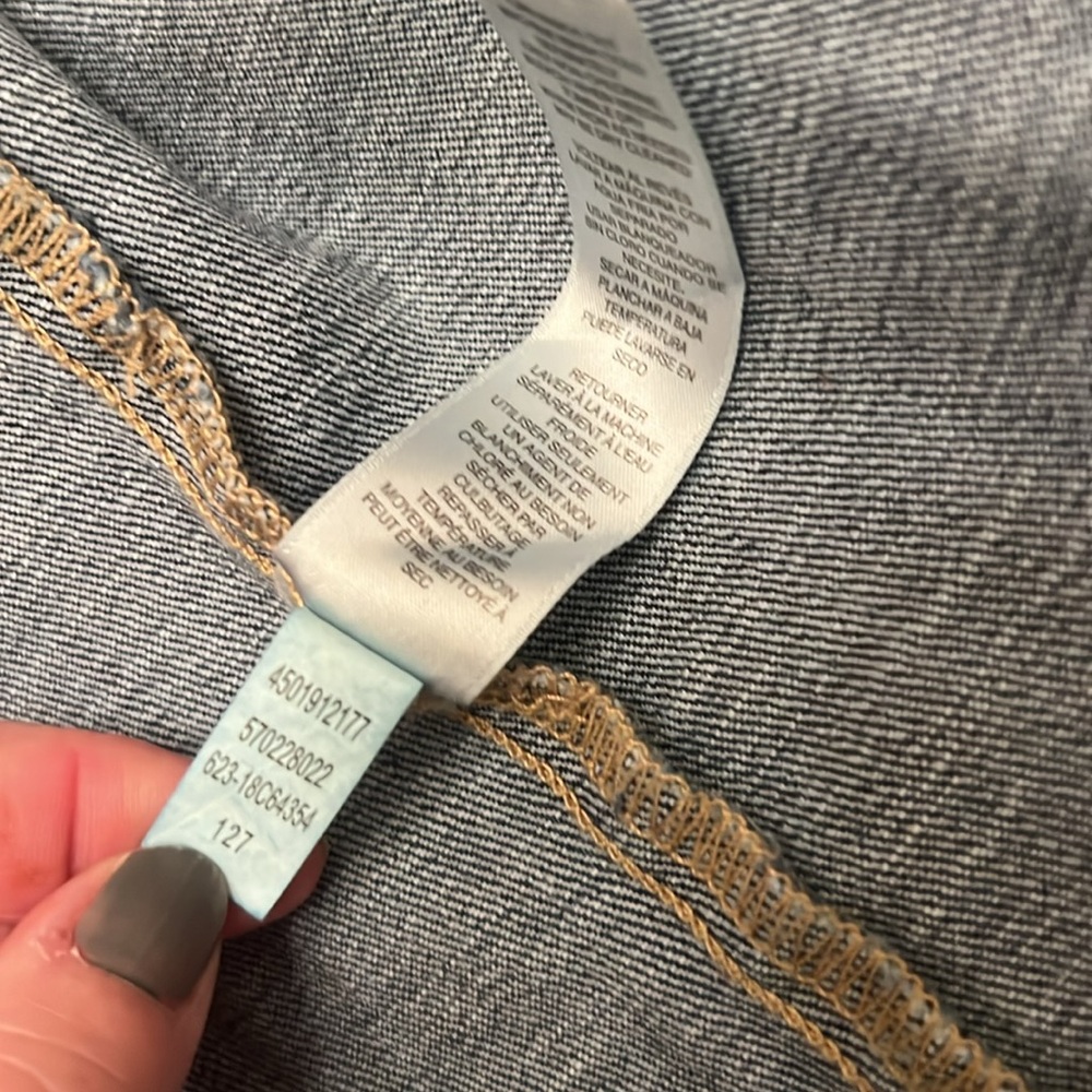 CHICO'S JEAN Jacket Petite Small (1) - Picture 4 of 9